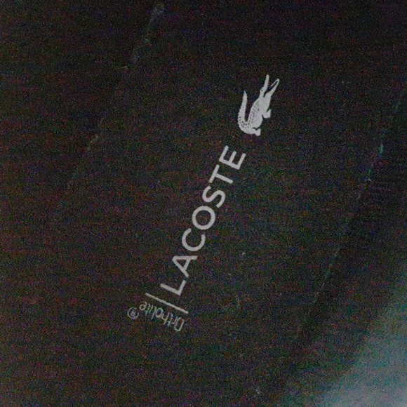 Lacoste Ortholite Esparre Chukka Black High Top Shoes Boys Size 1 - Picture 7 of 16